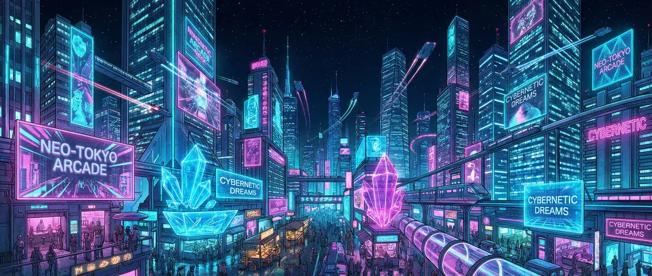 雷火电竞体育 赛博朋克水晶不夜城全景 - 博彩信息聚合
